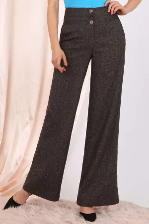 MISS PINKI Lia tailored vintage high rise work pants