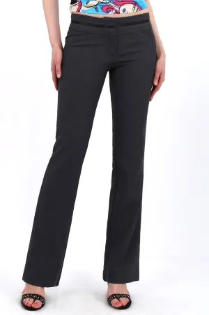 MISS PINKI Logan tailored work pants in grey
