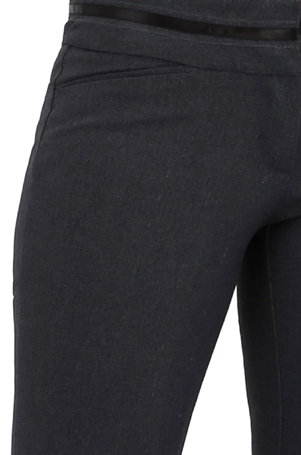 MISS PINKI Logan tailored work pants in grey