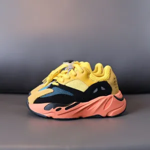 MOF Kids shoes children chunky sneakers lace-up toddler little big kid sport footwear boys girls school shoes