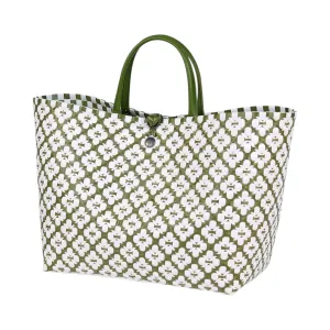 Motif Bag - Olive & White