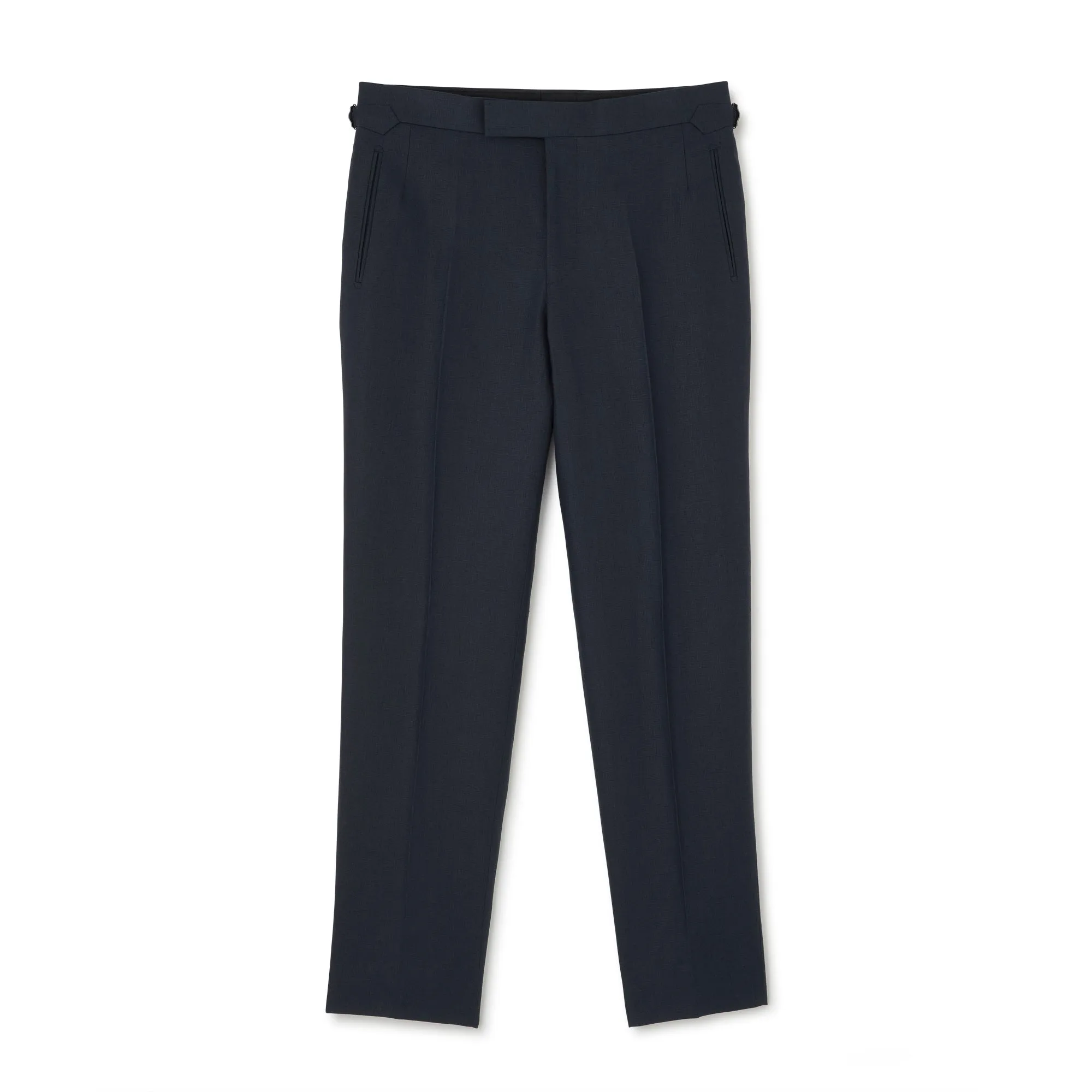 Navy Linen Suit
