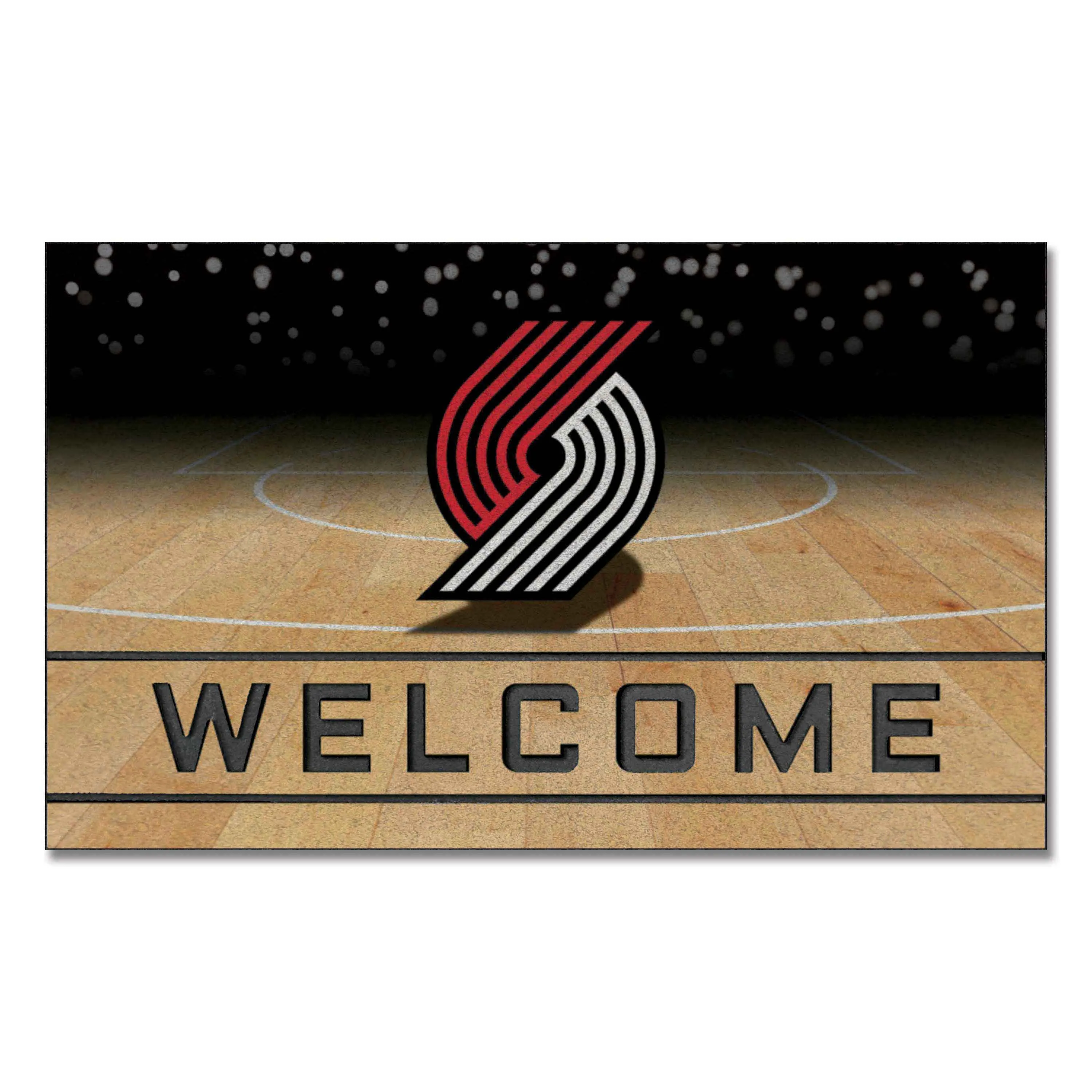 NBA - Portland Trail Blazers Crumb Rubber Door Mat