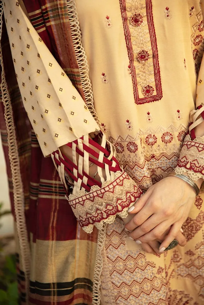 NW-06 | Qalamkar Qline Linen Winter Collection 2021 | Unstitched Embroidered Organza Suits