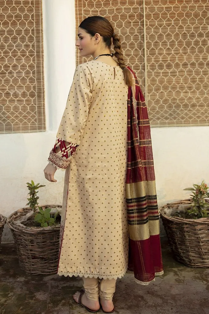 NW-06 | Qalamkar Qline Linen Winter Collection 2021 | Unstitched Embroidered Organza Suits