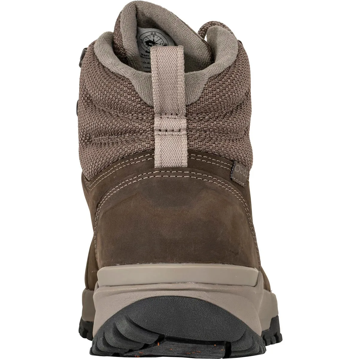 Oboz 87501 Men's Andesite Mid Insulated B-DRY