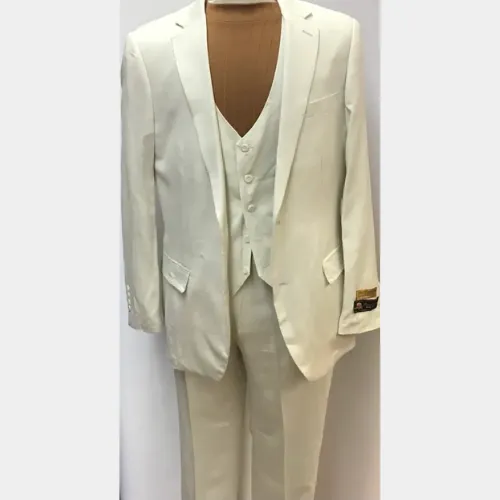 Off White Linen 3pc suit