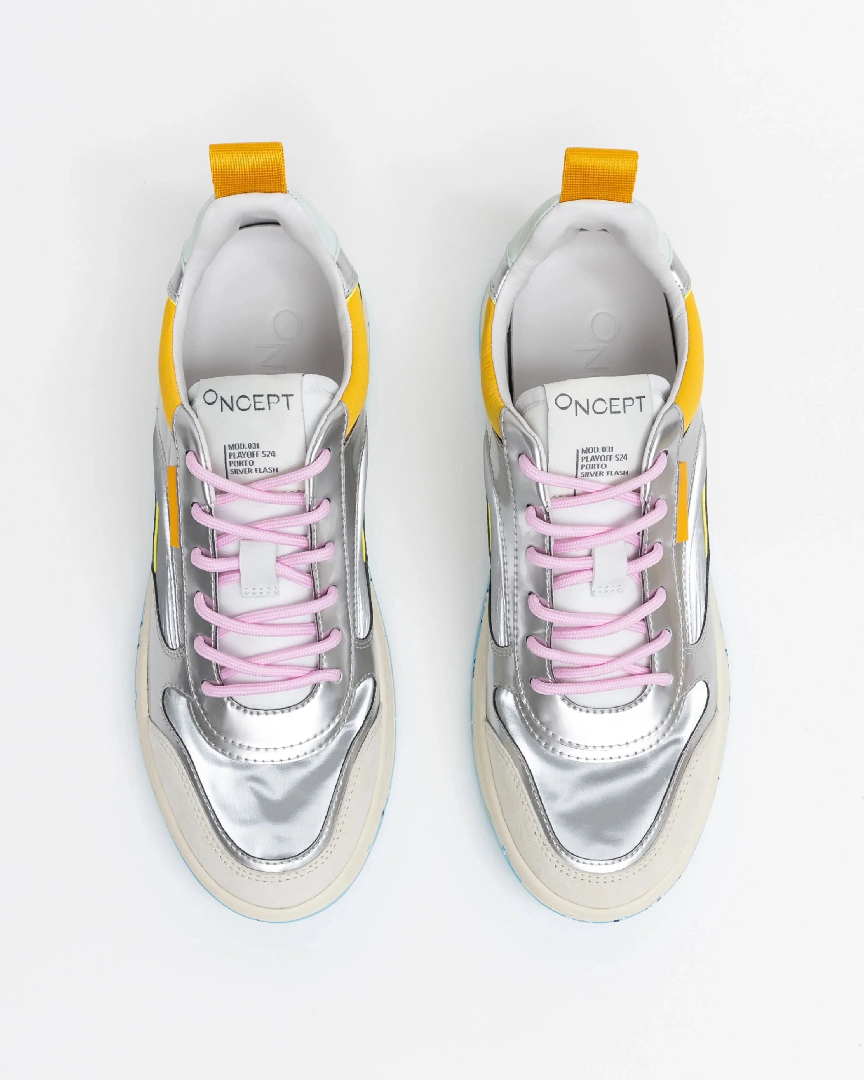 oncept: porto sneaker-silver flash