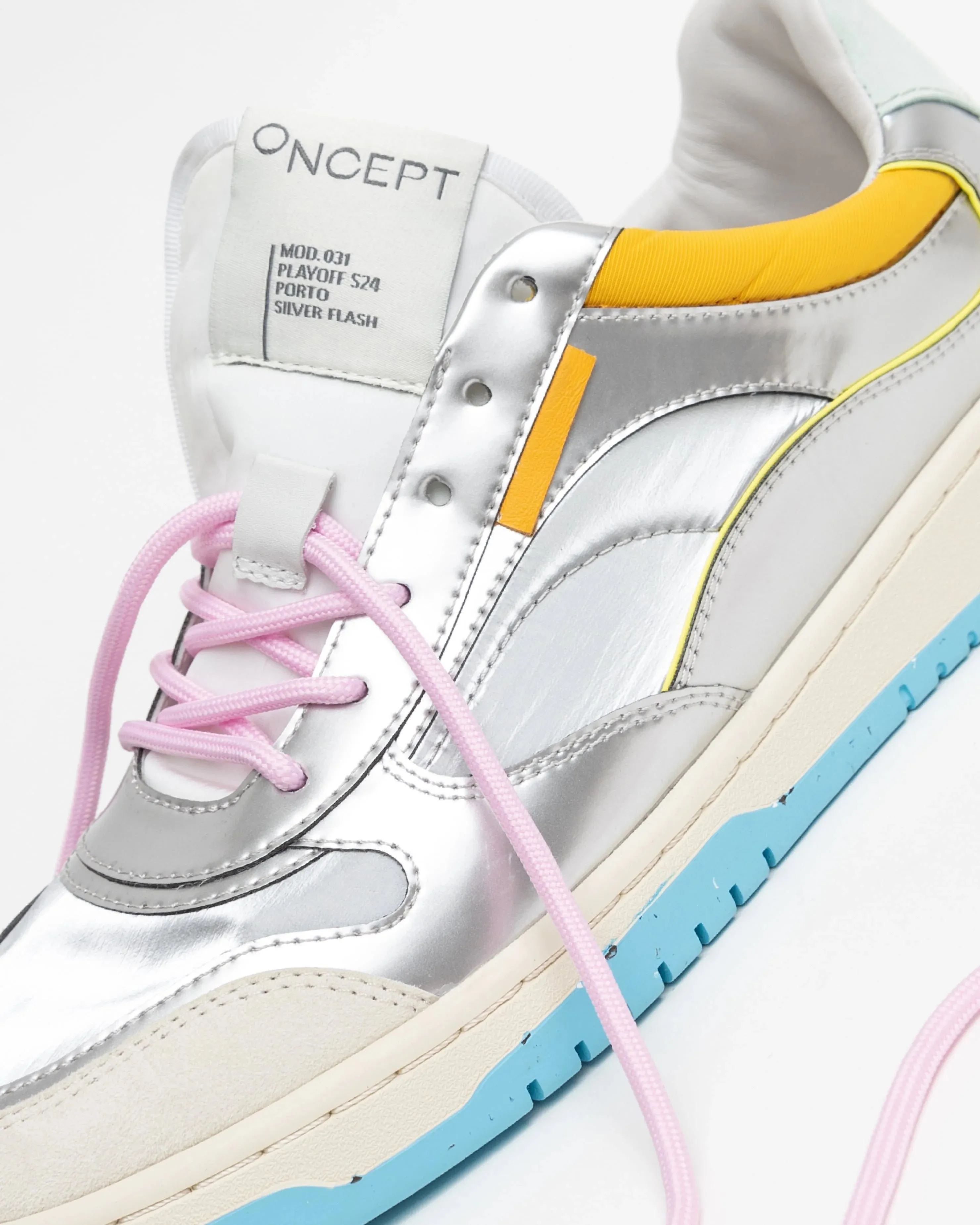 oncept: porto sneaker-silver flash