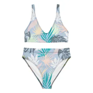 Pastel Paradise Recycled High-Waisted Bikini