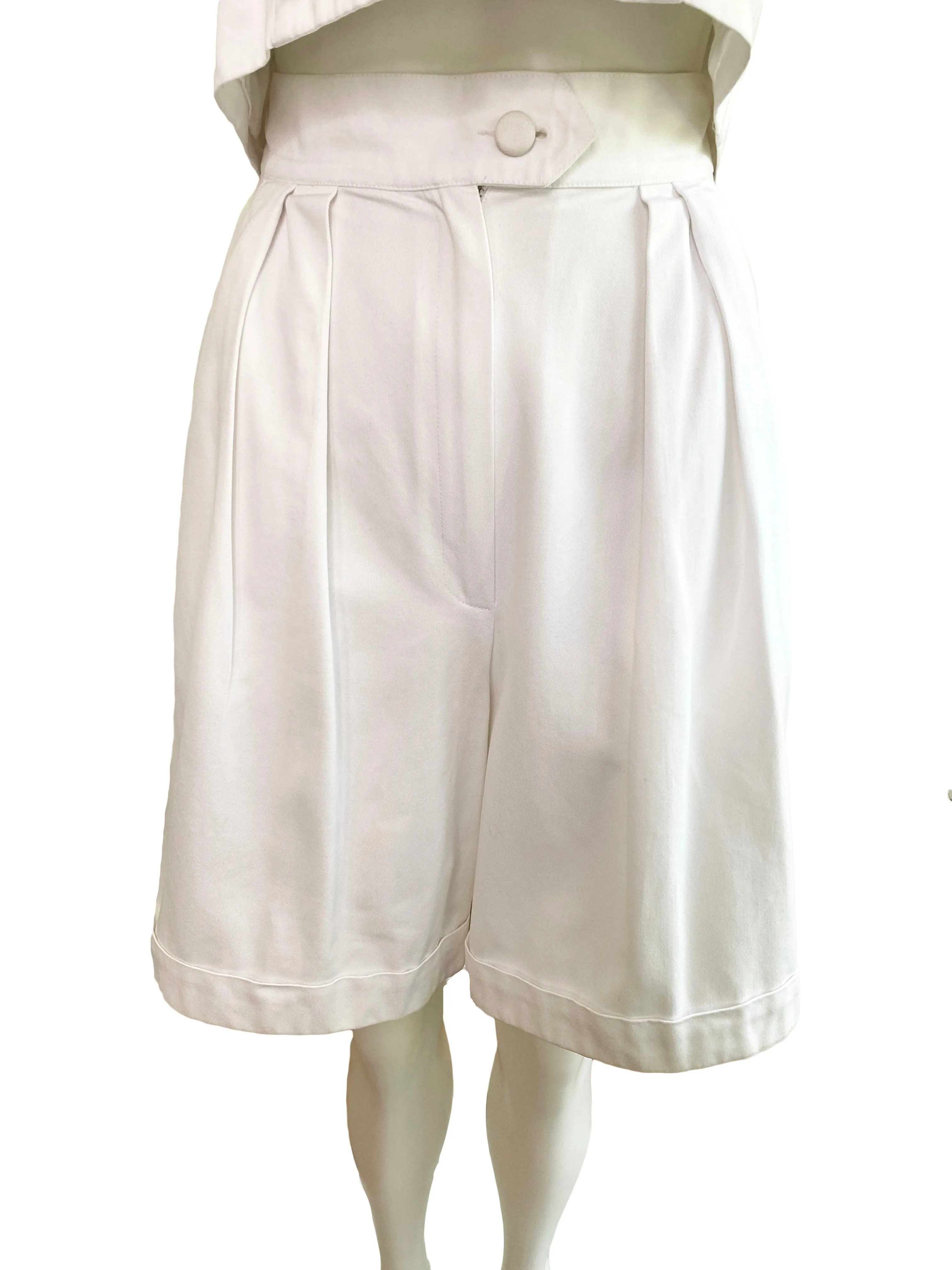 Patrick Kelly Spring 1989 Button Decorated Shorts Suit