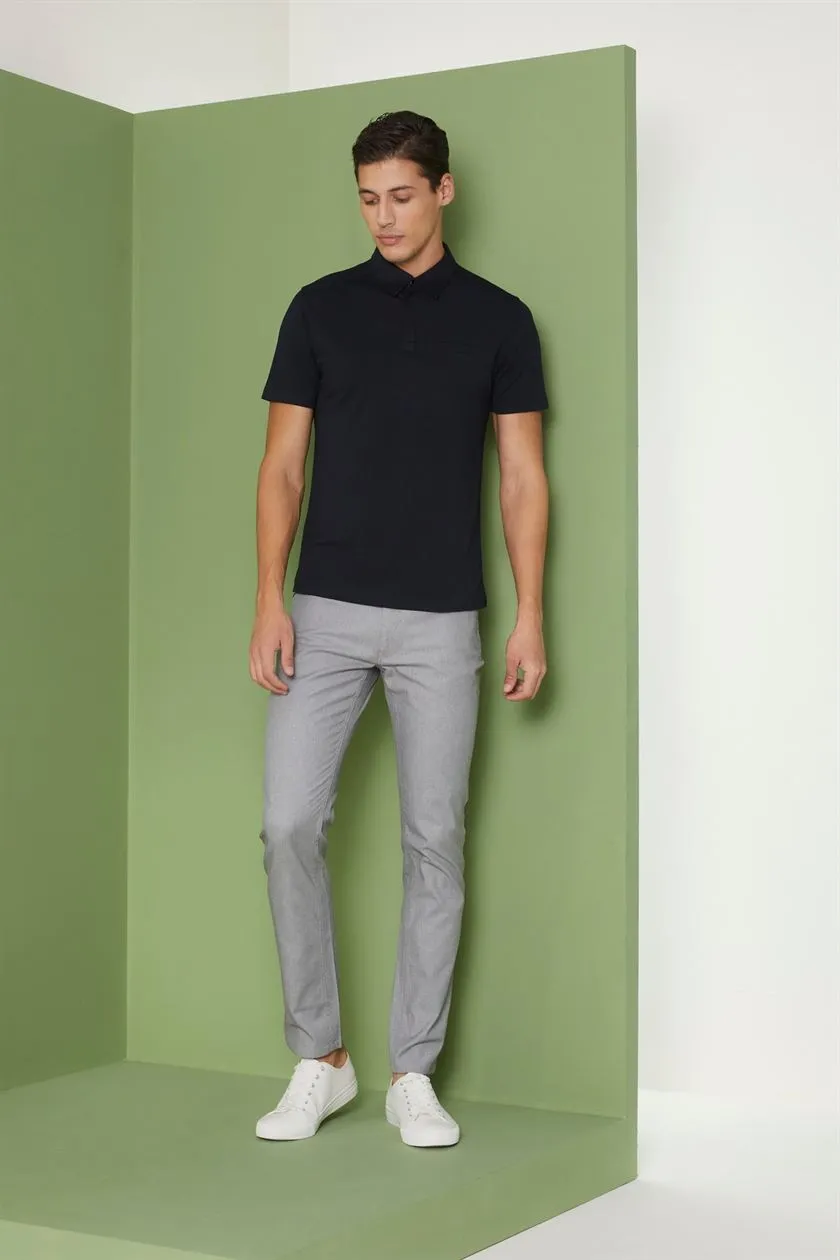 Perona   I   Mens-Thirts & Polos -Thirt-Daniel-Pma-Fv21-3002-Black  AS7550