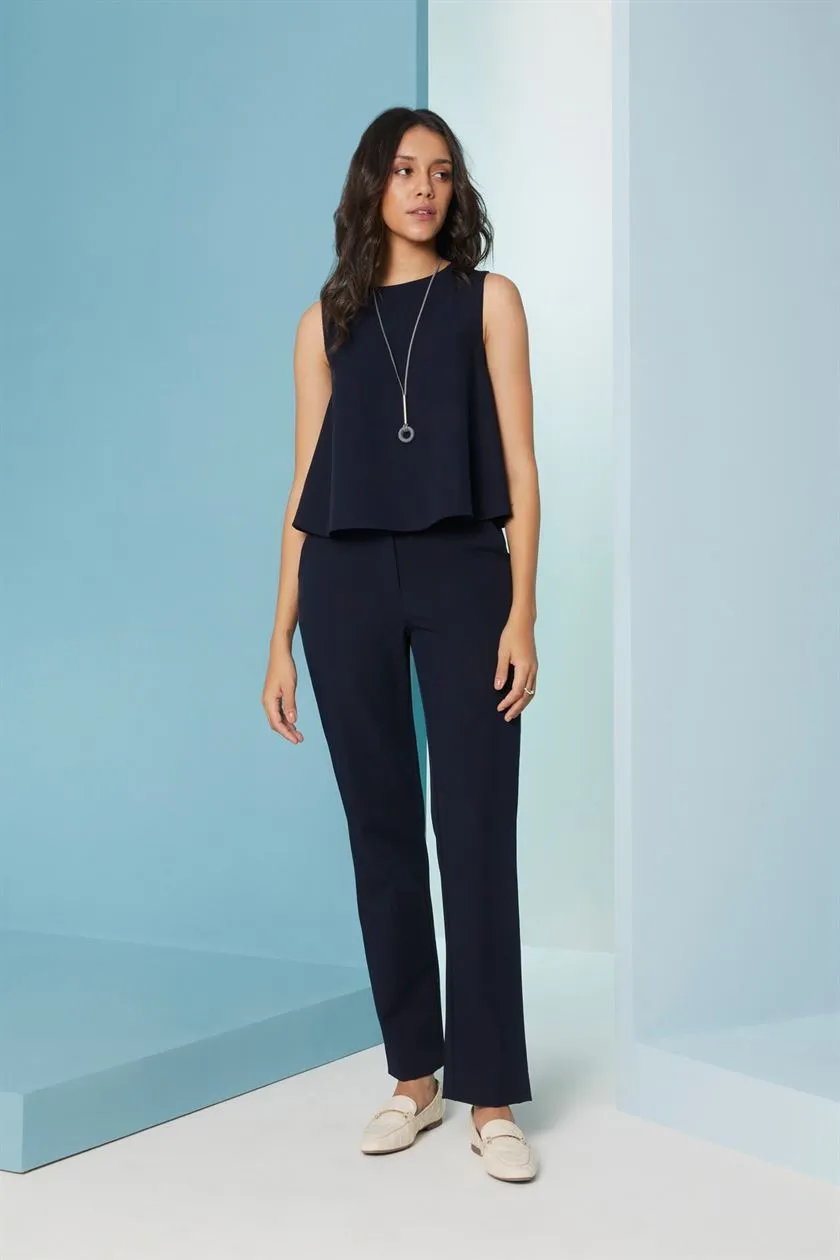 Perona   I   Womenshirts & Tops-Tops-Adena-Pwa-Fv21-517 Top-Navy  AS7743