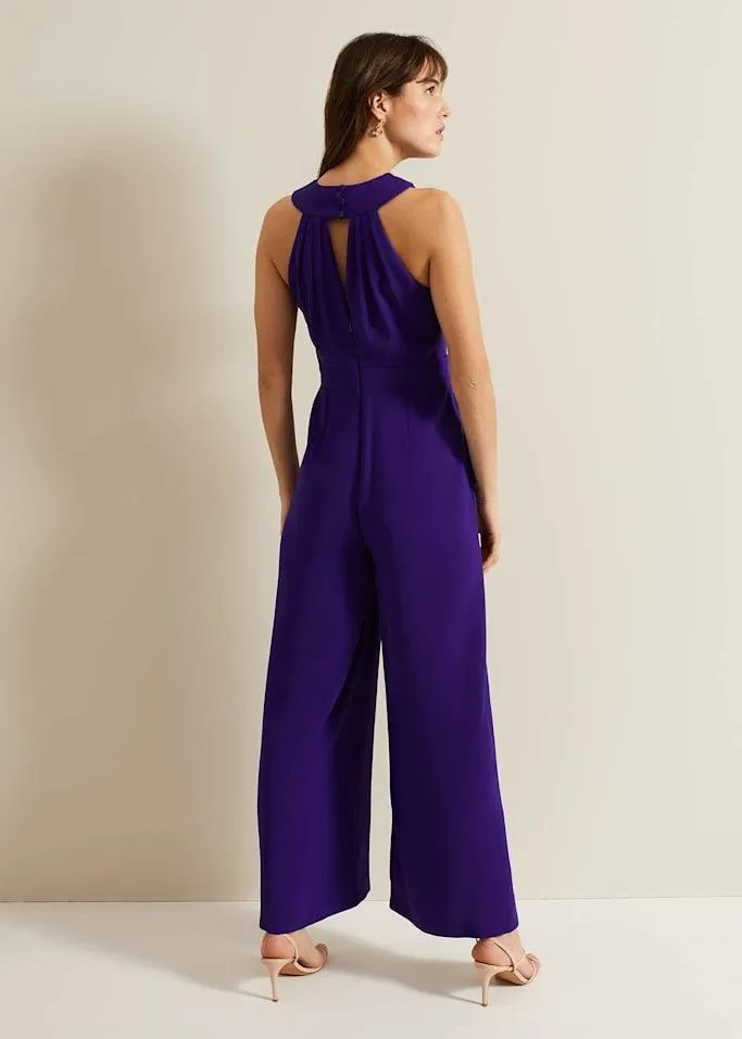 Phase Eight Giorgia Cross Neck Jumpsuit - Violet