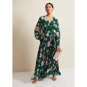 Phase Eight Rosa Floral Pleat Maxi Dress - Multi