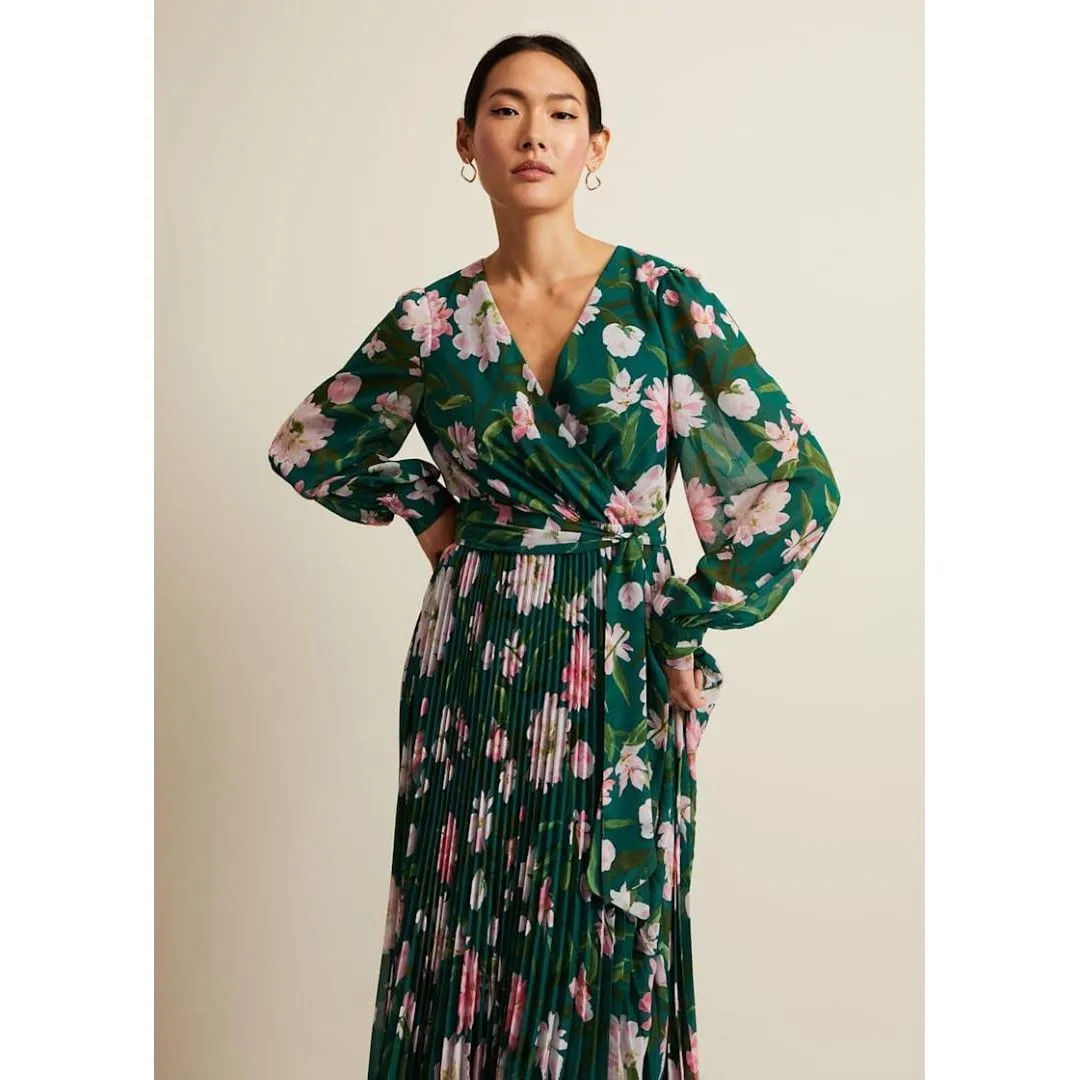Phase Eight Rosa Floral Pleat Maxi Dress - Multi