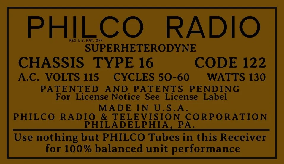 PHILCO-16