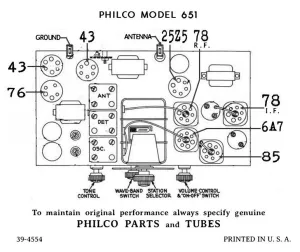 PHILCO-651-DET.AUDIO-85