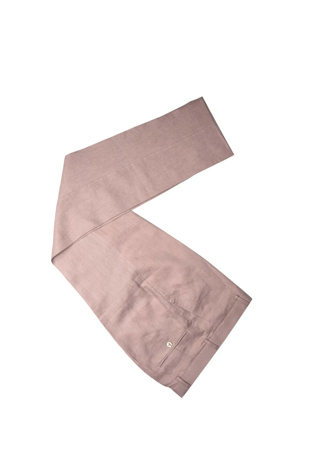 Pink Linen 3 Piece Suit