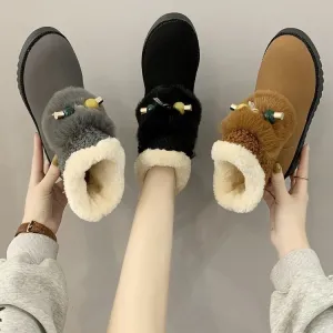 Platform ankle boots women's shoes