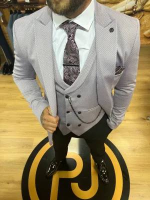 Platini - Lilac 3 Piece Suit