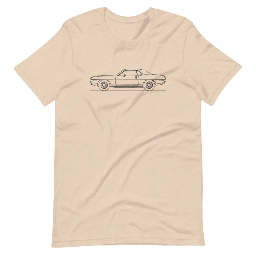 Plymouth Barracuda 2nd Gen Outline T-shirt
