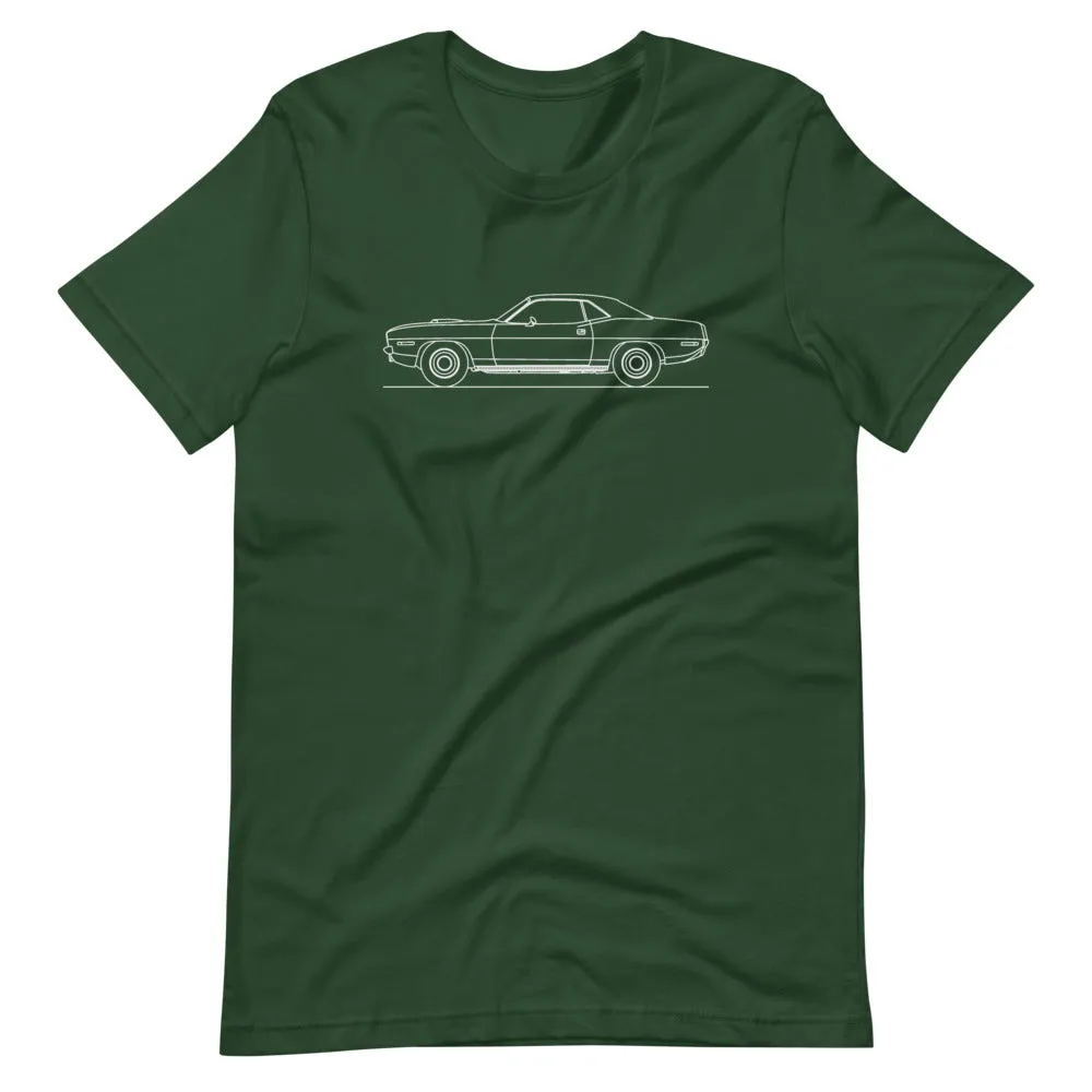 Plymouth Barracuda 2nd Gen Outline T-shirt