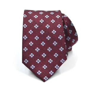 Polka Dot Burnt Red Tie