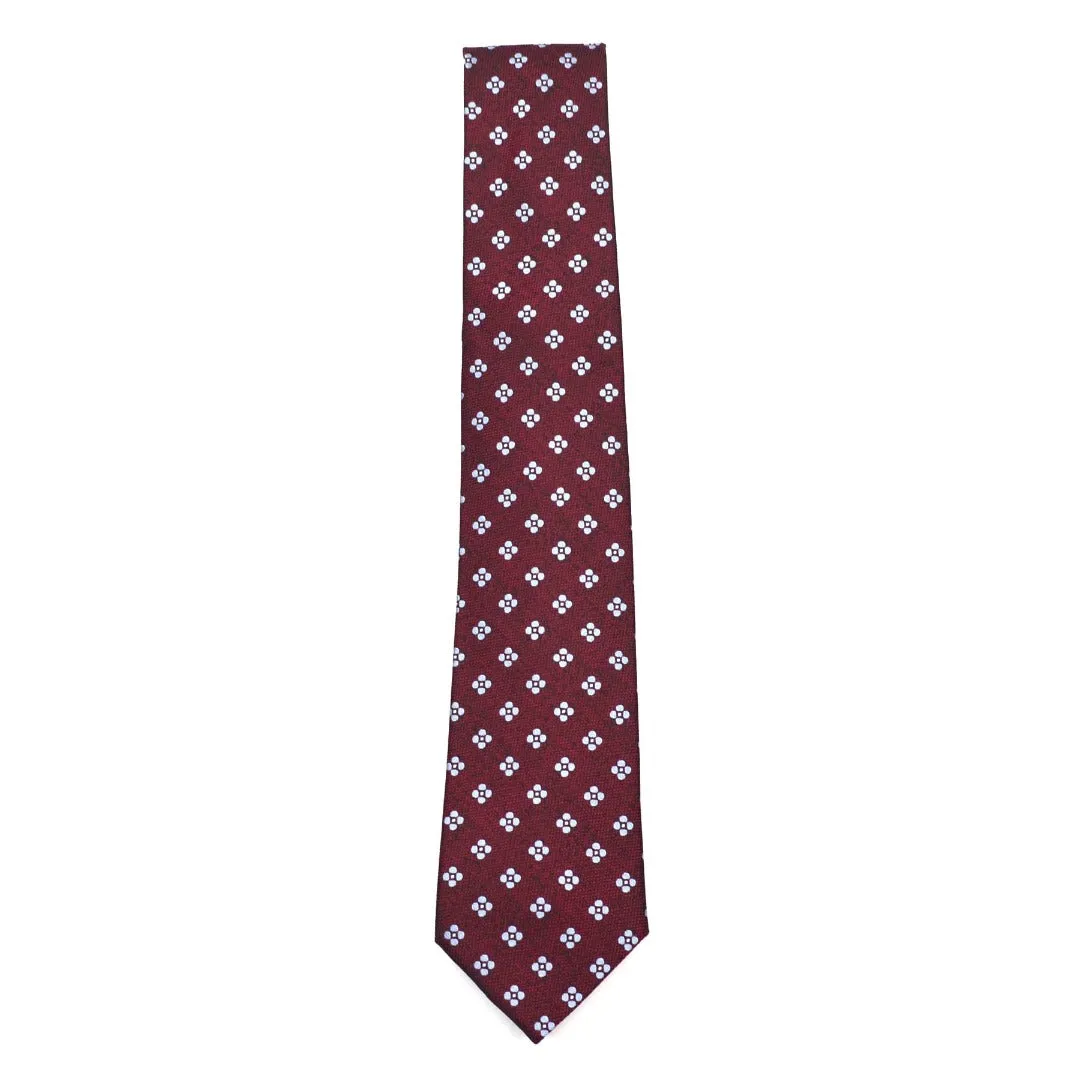 Polka Dot Burnt Red Tie