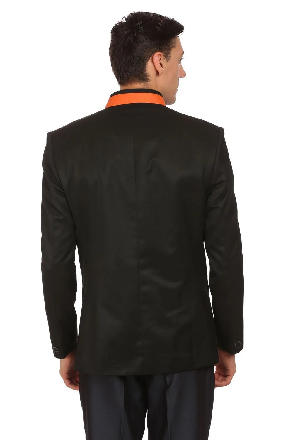 Poly Viscose Black Bandhgala