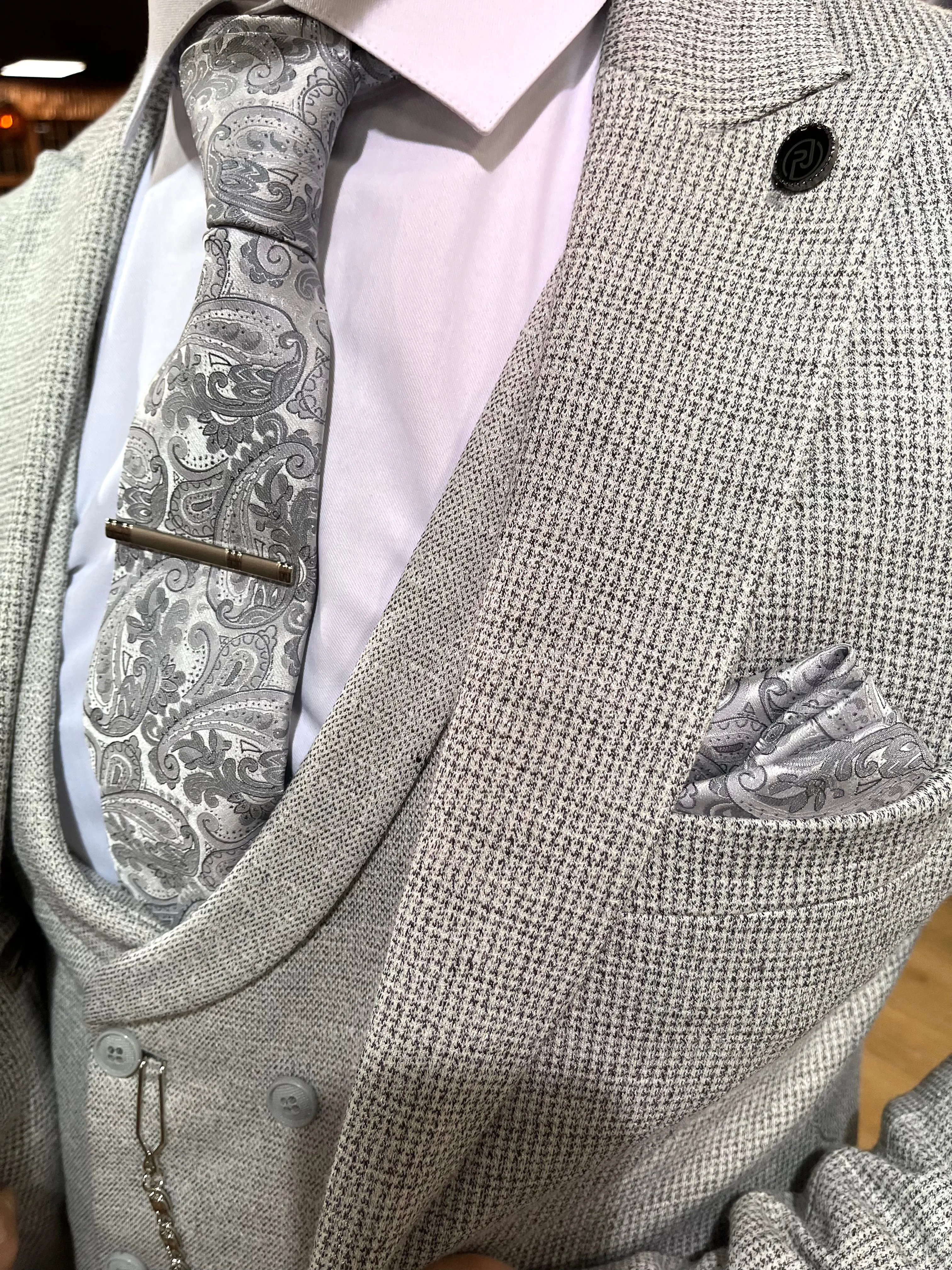 Procida - Grey 3 Piece Suit