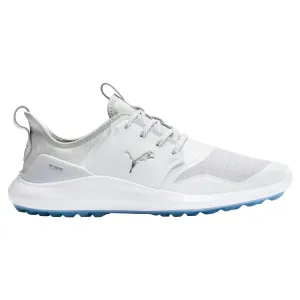 Puma Men's TOUR  Ignite NXT Lace Golf Shoes - WHITE / SILVER