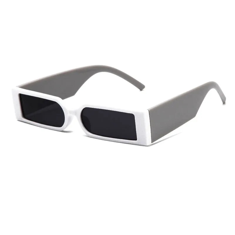 Punk Rectangle Vintage Sunglasses Women Men Retro Sun Glasses Women Steampunk Shades Eyewear Personality UV400