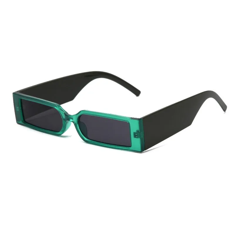 Punk Rectangle Vintage Sunglasses Women Men Retro Sun Glasses Women Steampunk Shades Eyewear Personality UV400