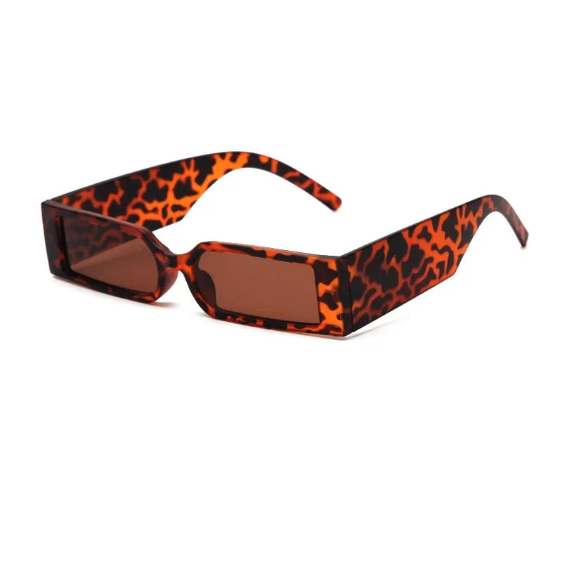 Punk Rectangle Vintage Sunglasses Women Men Retro Sun Glasses Women Steampunk Shades Eyewear Personality UV400