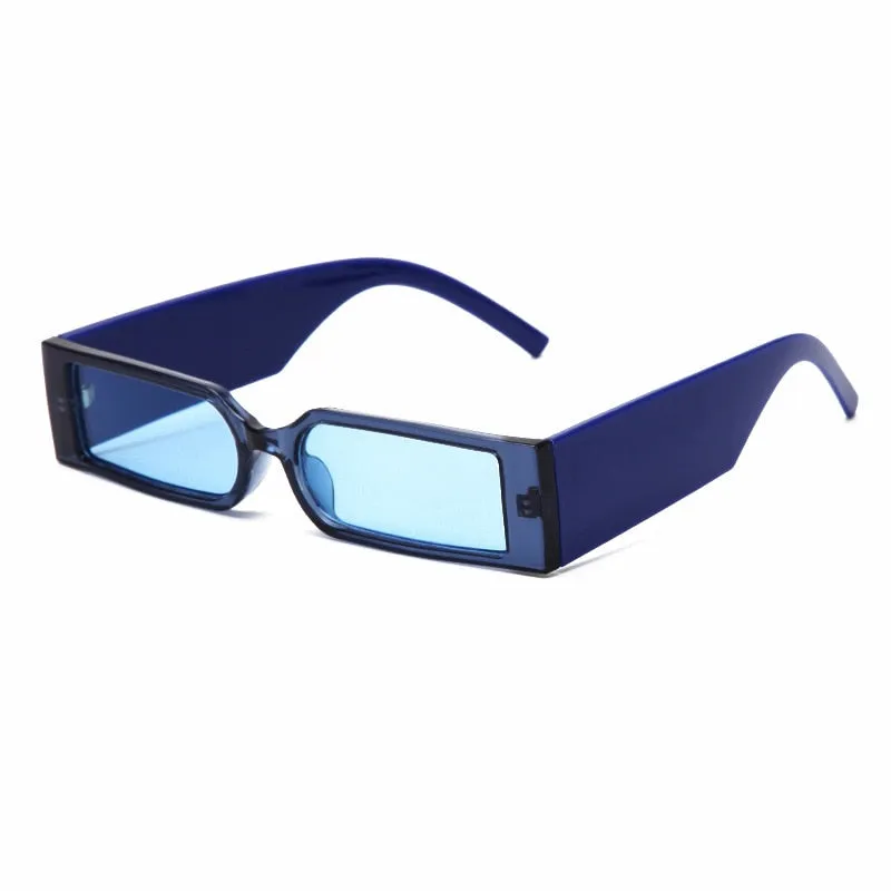 Punk Rectangle Vintage Sunglasses Women Men Retro Sun Glasses Women Steampunk Shades Eyewear Personality UV400
