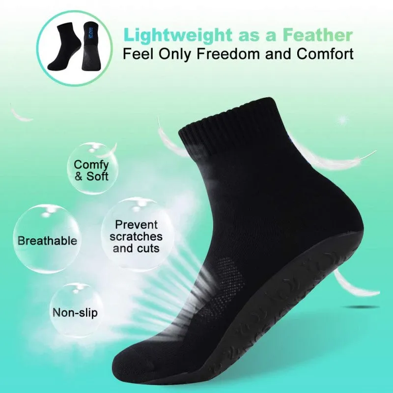Randy Sun - Quick Dry Non-Slip Beach Socks (Black Edition)