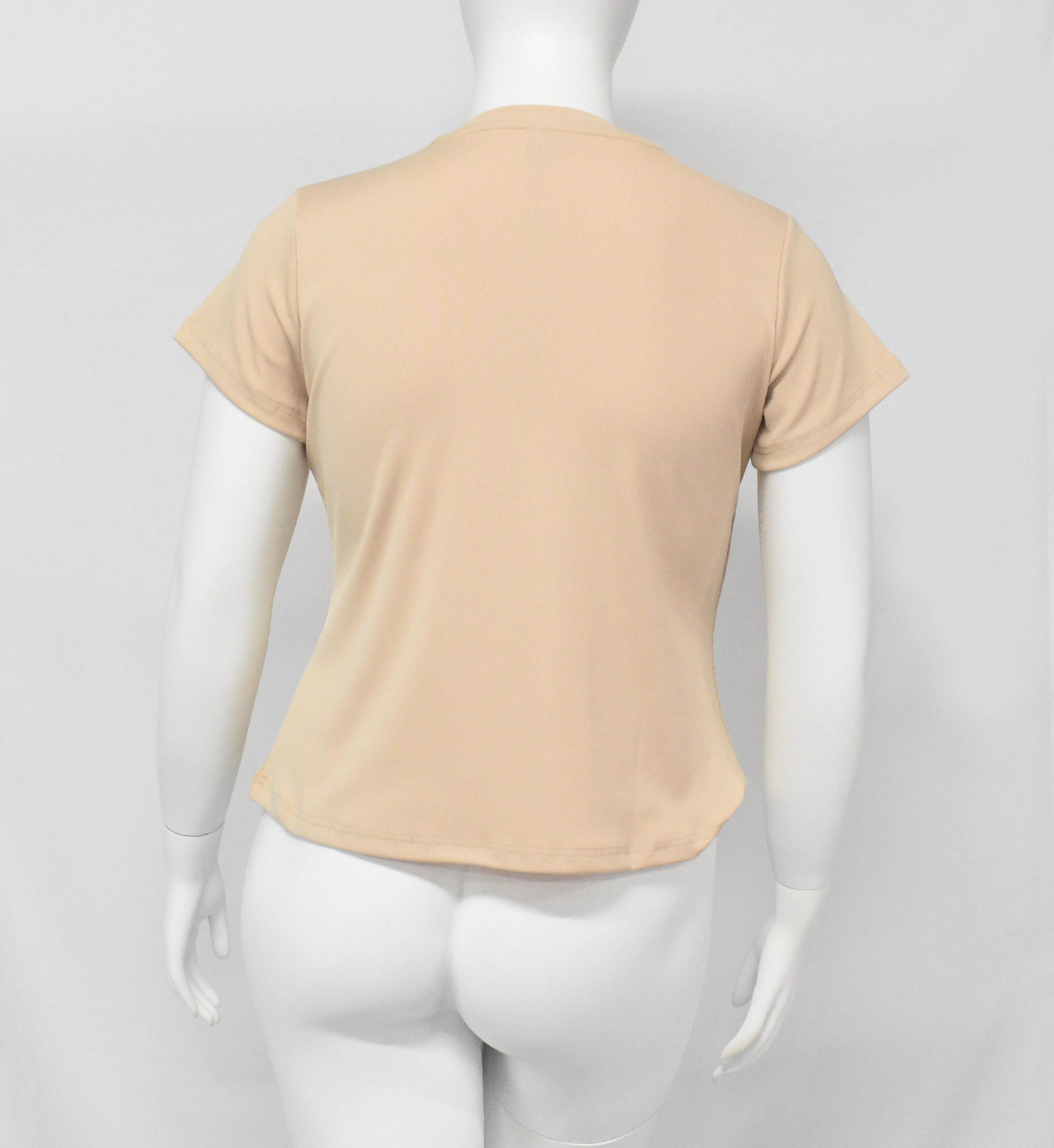 Rapheeze Presents 4-way super stretch T-tops - Beige