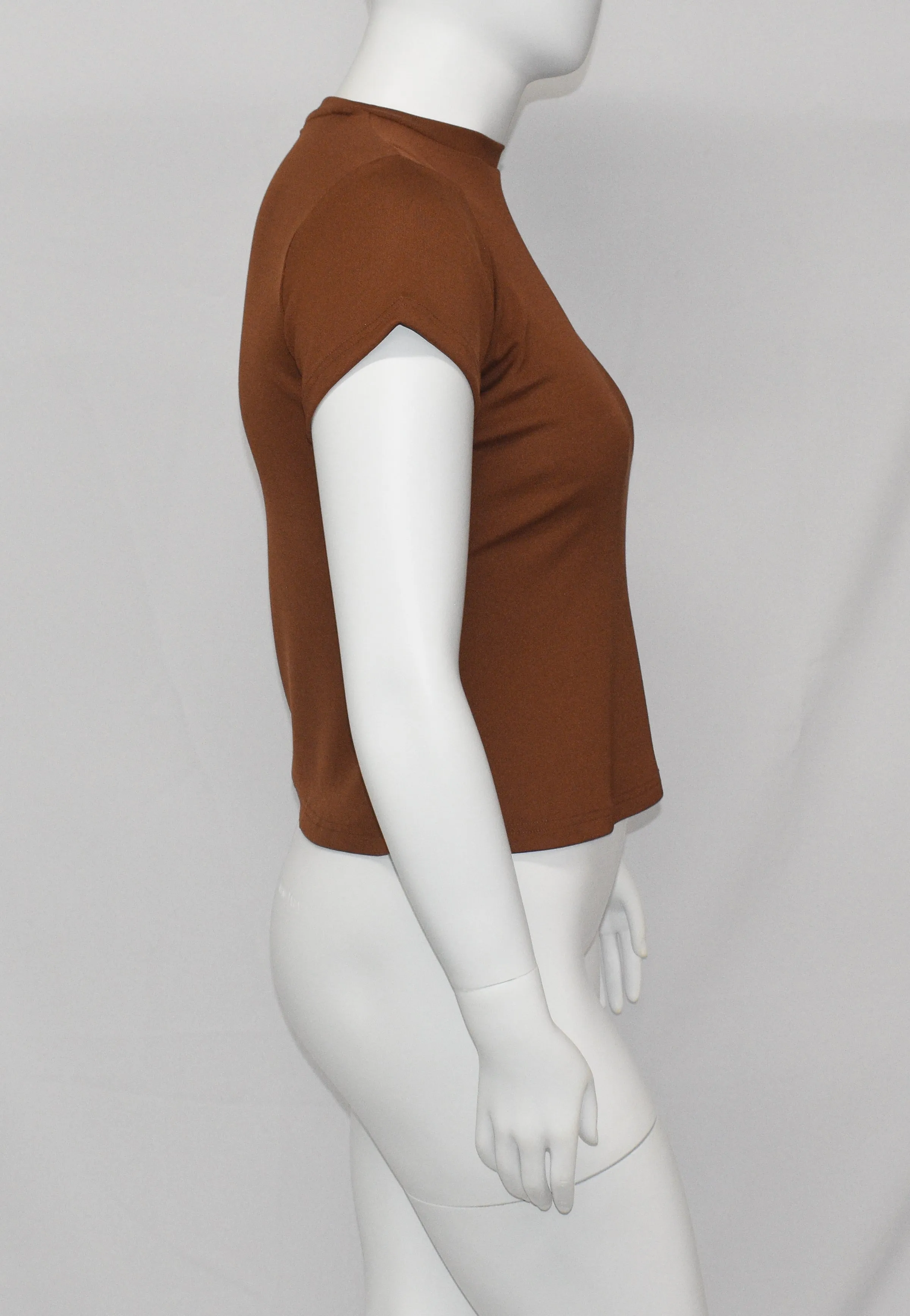 Rapheeze Presents 4-way super stretch T-tops - Gingerbread color