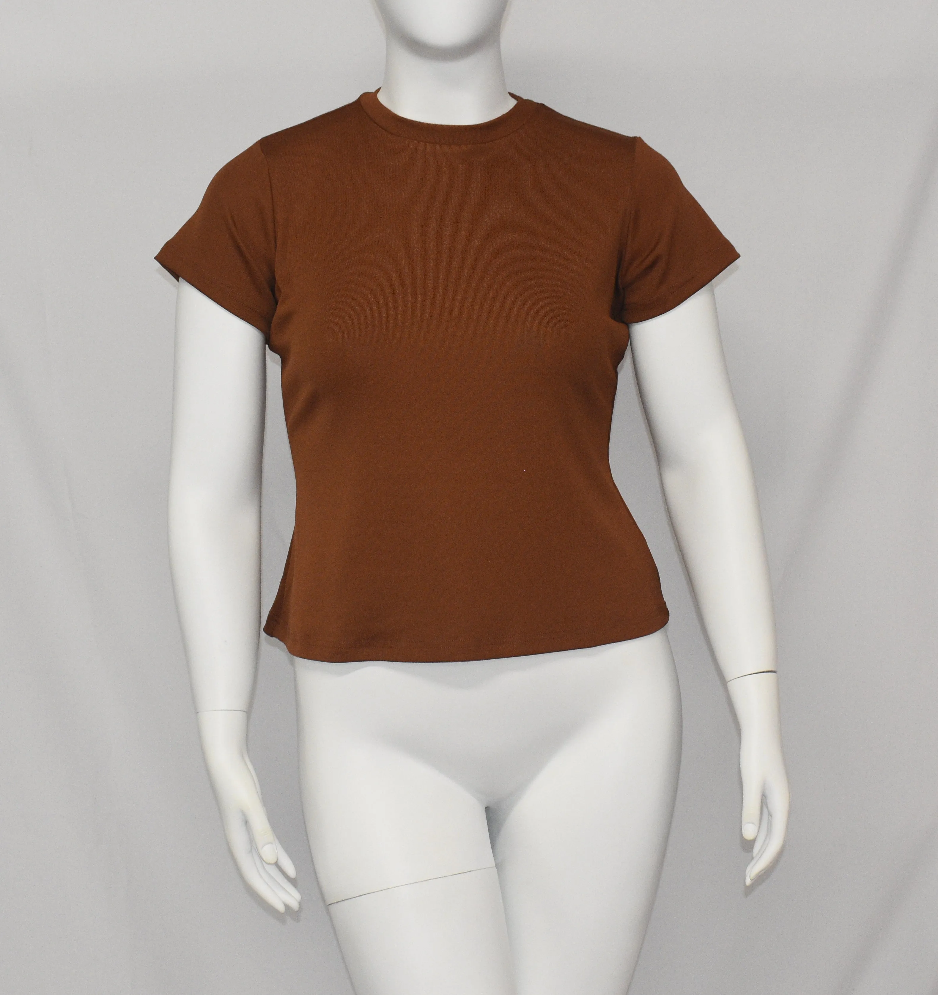 Rapheeze Presents 4-way super stretch T-tops - Gingerbread color