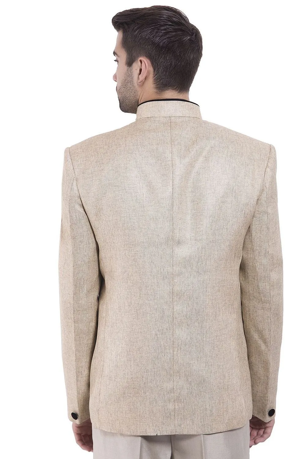 Rayon Beige Bandhgala