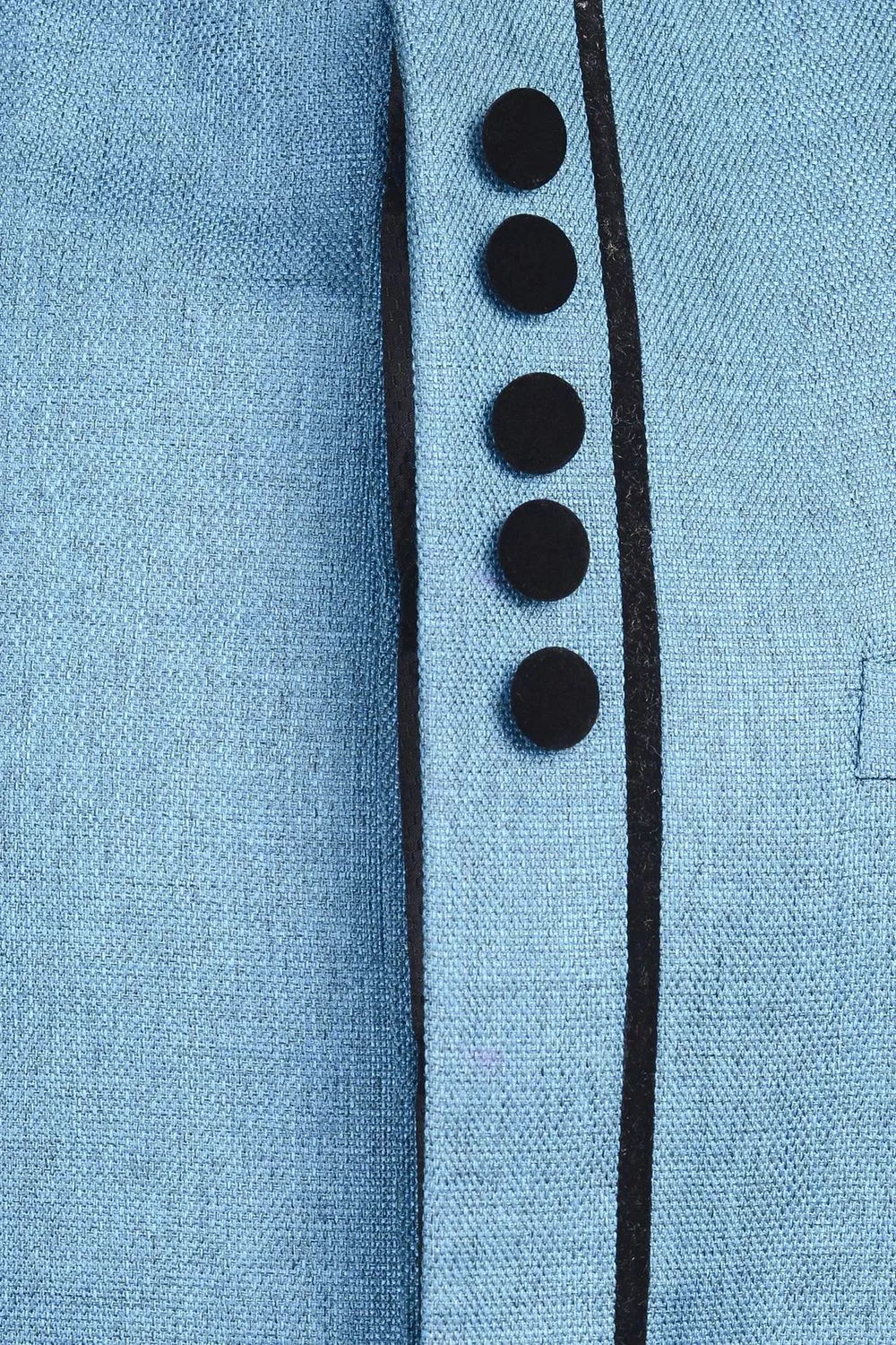 Rayon Blue Bandhgala