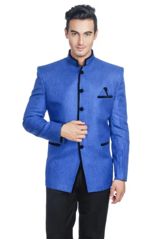 Rayon Blue Bandhgala