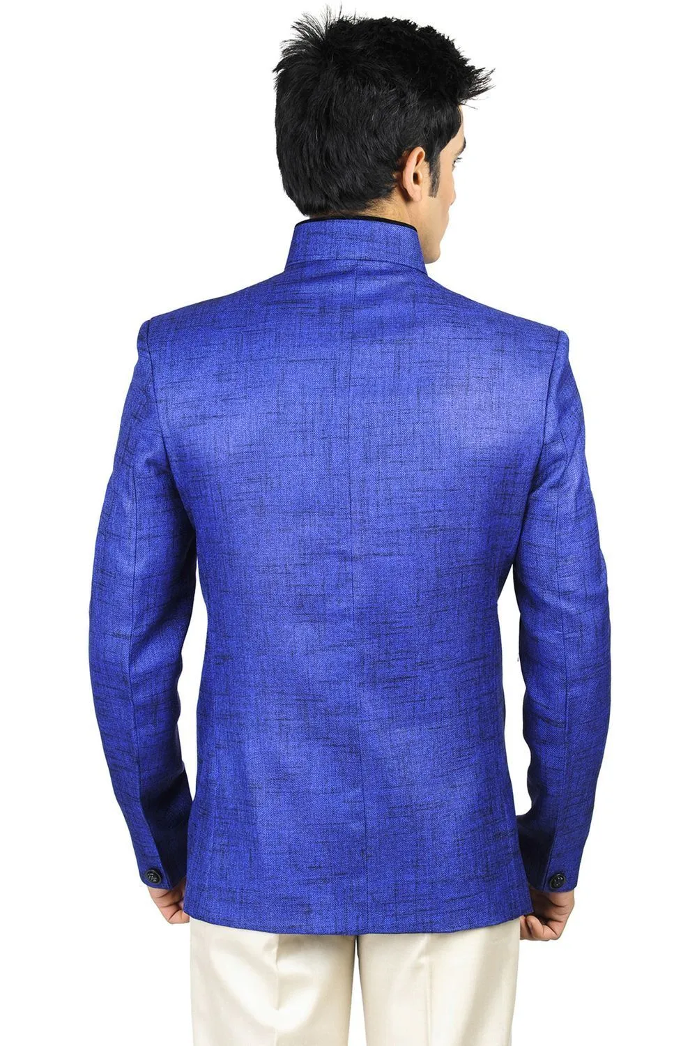 Rayon  Blue Bandhgala