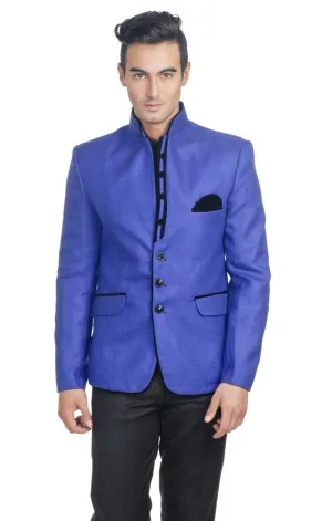 Rayon Blue Bandhgala