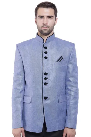 Rayon Blue Bandhgala