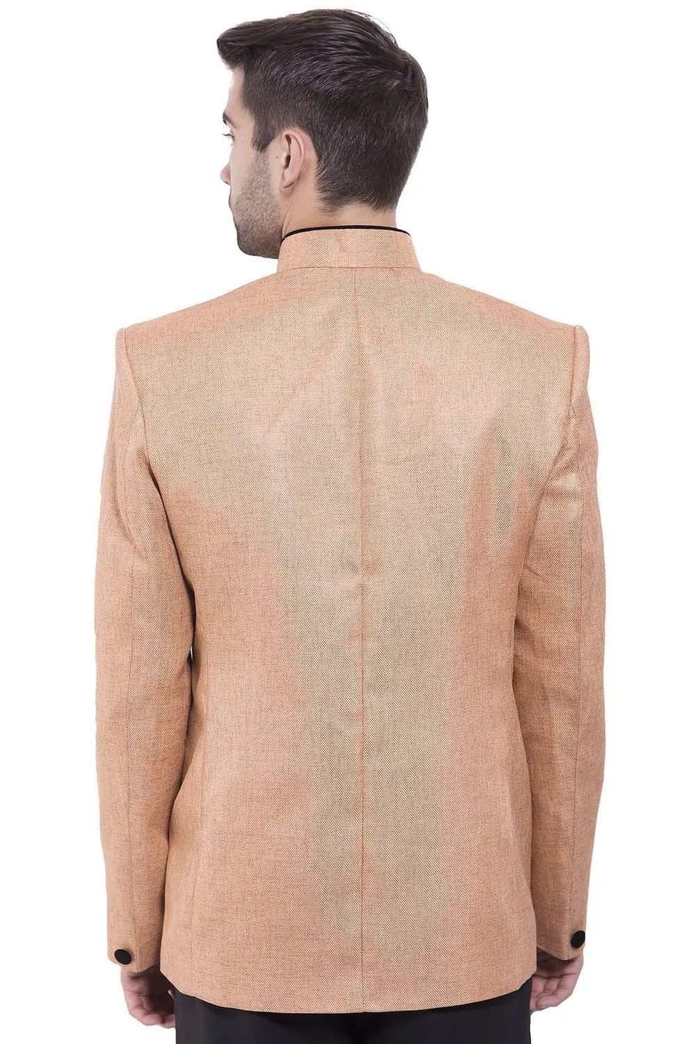 Rayon Orange Bandhgala