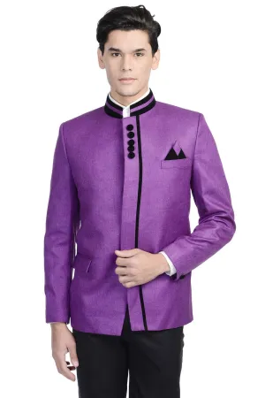 Rayon Purple Bandhgala