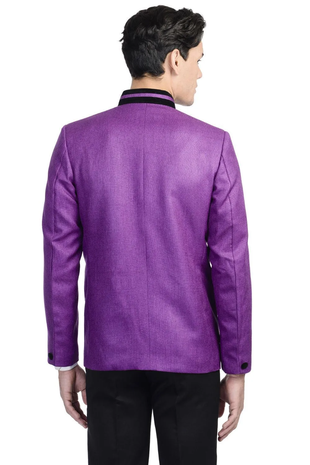 Rayon Purple Bandhgala
