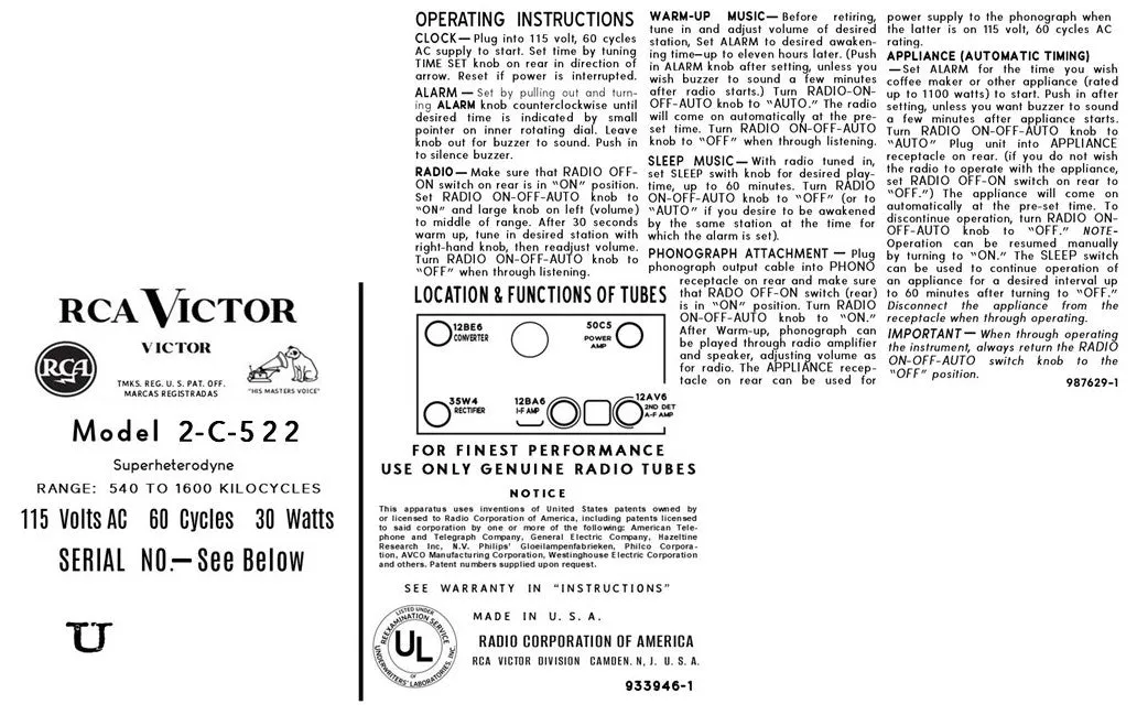 RCA-2C-522